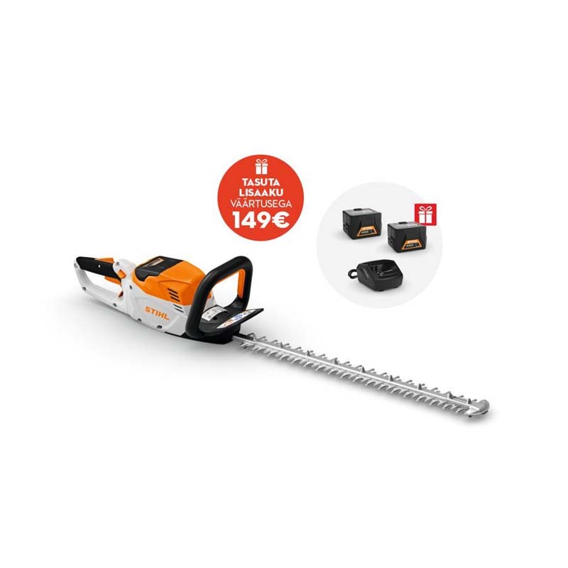 Akuhekipügaja STIHL HSA 56 Compact KOMPLEKT