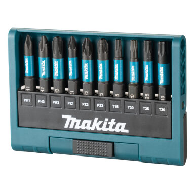 Kruvikeeraja otsikud Makita, 10tk, Impact Black