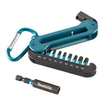 10-osaline otsakute kmpl. 25mm Impact Black Makita