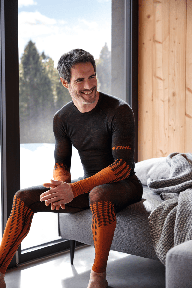 Sooja pesu särk STIHL pruun/oranž – 042130096