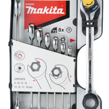 Narrega silmuslehtvõtmete komplekt 8 tk Makita Narrega silmuslehtvõtmete komplekt 8 tk Makita – B-65523
