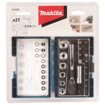 Otsikute, padrunite komplekt Makita – 21 osaline – MAKITA – B-54081