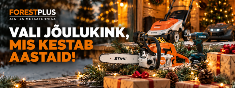 Vali jõulukink, mis kestab aastaid Stihl jõulukink