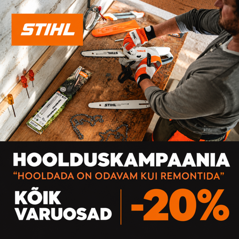 STIHL hoolduskampaania 2026 Hoolduskampaania