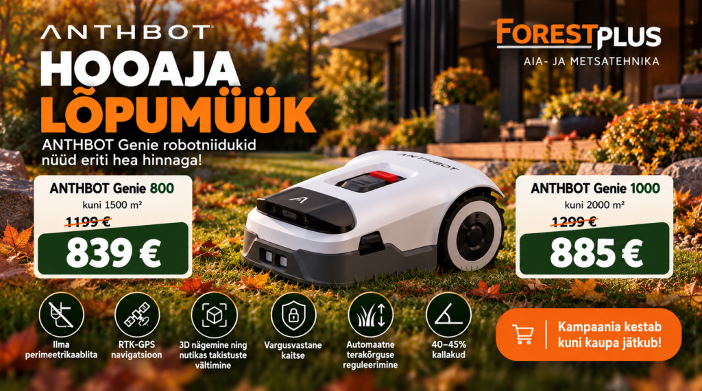 Aiatehnika ja metsatehnika müük Forestplus E-POOD