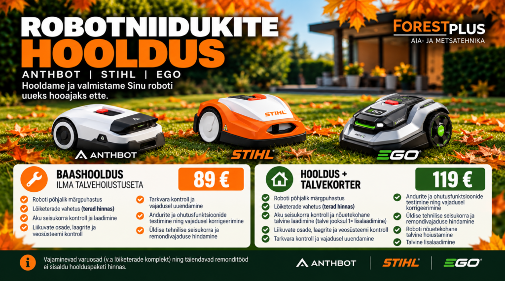 Robotniiduki hooldus